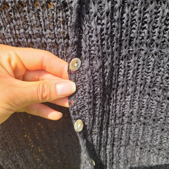 Knit black cardigan - Picture 6 of 8